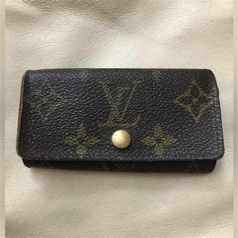 louis vuitton key pouch used|louis vuitton key pouch poshmark.